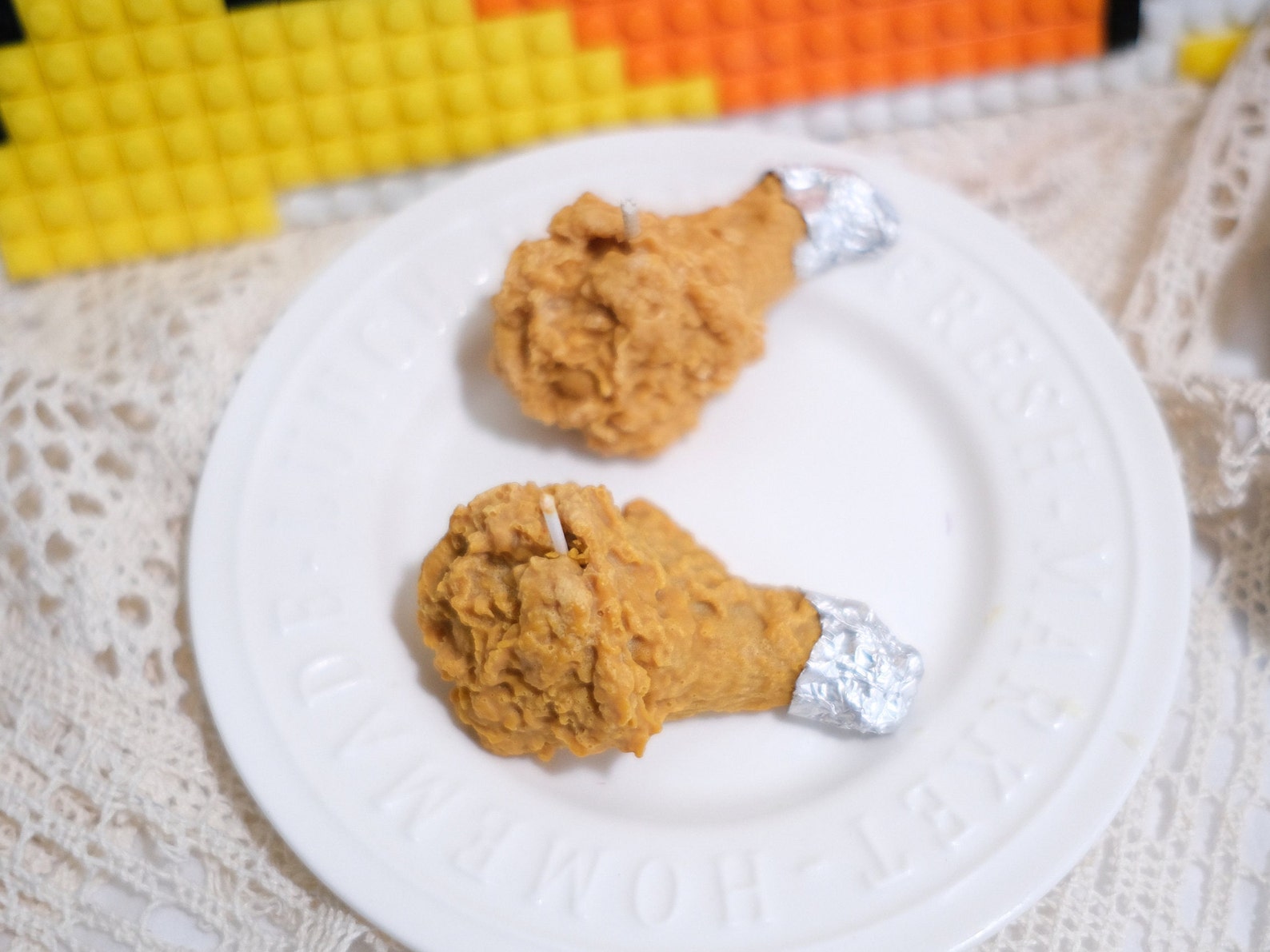 Fried Chicken Candle/kfc Candle/fun Candle/desk Decor Etsy