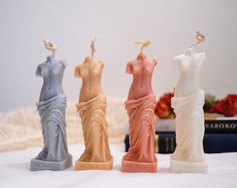 Venus Candle,Goddess Candle, female Body Candle, Venus de Milo Statue Candle