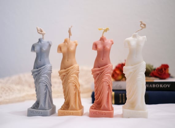 Venus Candle,Goddess Candle, female Body Candle, Venus de Milo Statue Candle