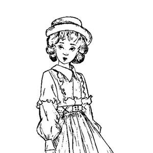 Picnic Girl Drawing Print