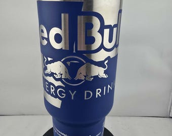 Red Bull Energy Drink 40 oz Tumbler – Blue Stainless Original Redbull.