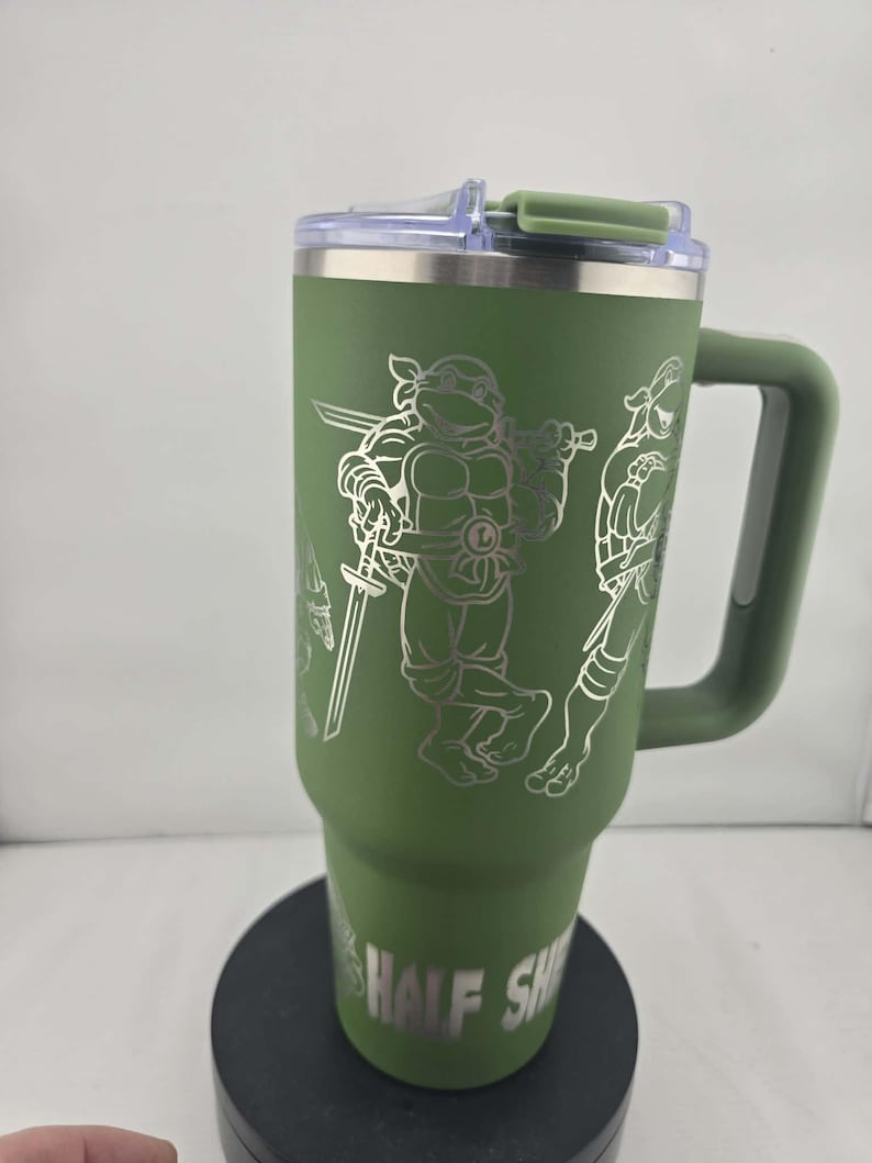 Green Ninja Turtles Heros in a Half Shell 40 Oz Tumbler - Etsy