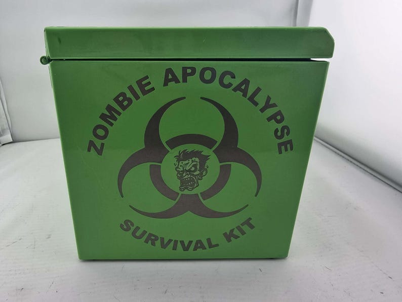 Mini Box Zombie Zombie Survival Kit Laser Engraved Us General Mini Toolbox - Etsy