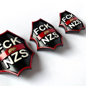 FCK NZS Bike Badge / Bicycle Badge / Fixie Bike / Road Bike zdjęcie 5