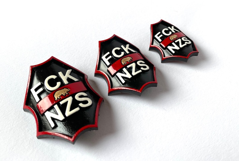 FCK NZS Fahrrad Plakette / Bike Badge / Fixie Bike / Road Bike Bild 5