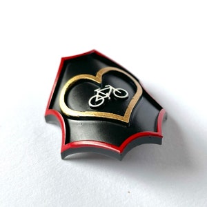 Bicycle Love Fahrrad Plakette / Bike Badge / Fixie Bike / Road Bike Bild 5