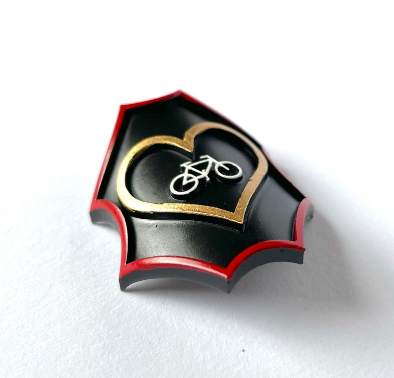 Bicycle Love Fahrrad Plakette / Bike Badge / Fixie Bike / Road Bike Bild 5