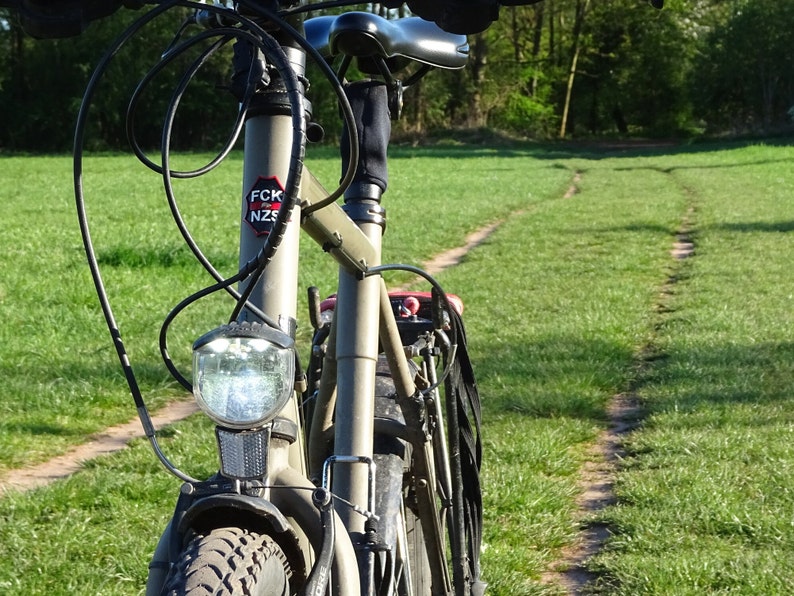 FCK NZS Fahrrad Plakette / Bike Badge / Fixie Bike / Road Bike Bild 7