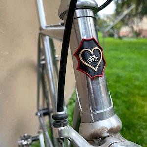 Bicycle Love Fahrrad Plakette / Bike Badge / Fixie Bike / Road Bike Bild 2