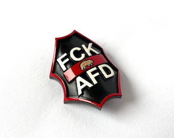 FCK AFD Fahrrad Plakette / Bike Badge / Fixie Bike / Road Bike