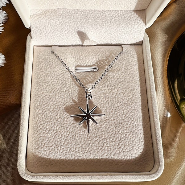 North Star Necklace - Etsy