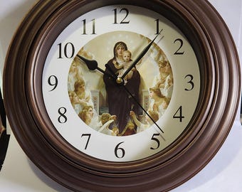 Inspirational Wall Clock Office Clock With Saying Ceramic 8