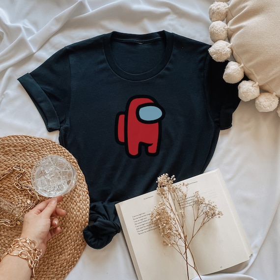 Among Us Tshirt Among Us Gift Red Imposter Shirt Fun Cool Etsy
