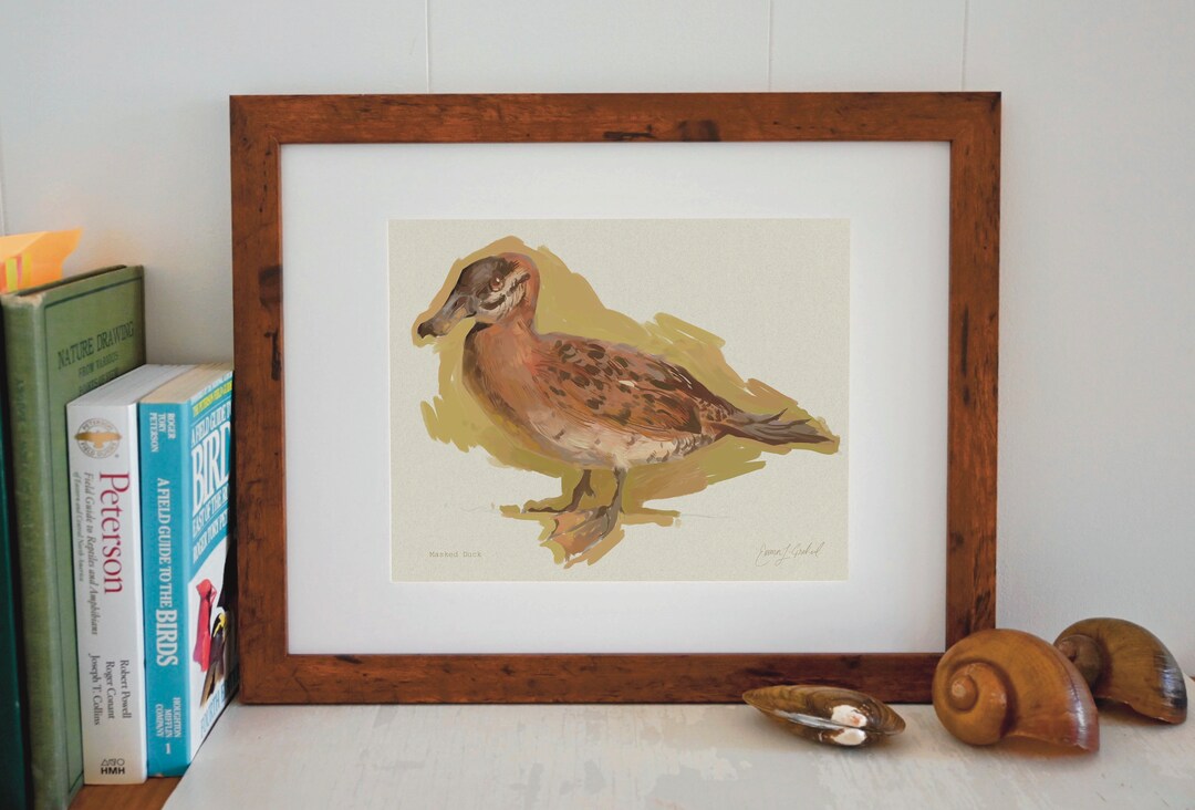 Giclée Print - Masked Duck - Fine Art - Unframed - Etsy
