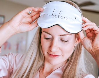 Bachelorette Party gifts, Sleep Eye Masks, Bridesmaid Gifts, Bachelorette Party Custom Sleep Mask