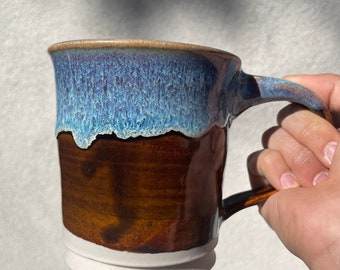 16oz handmade porcelain mug