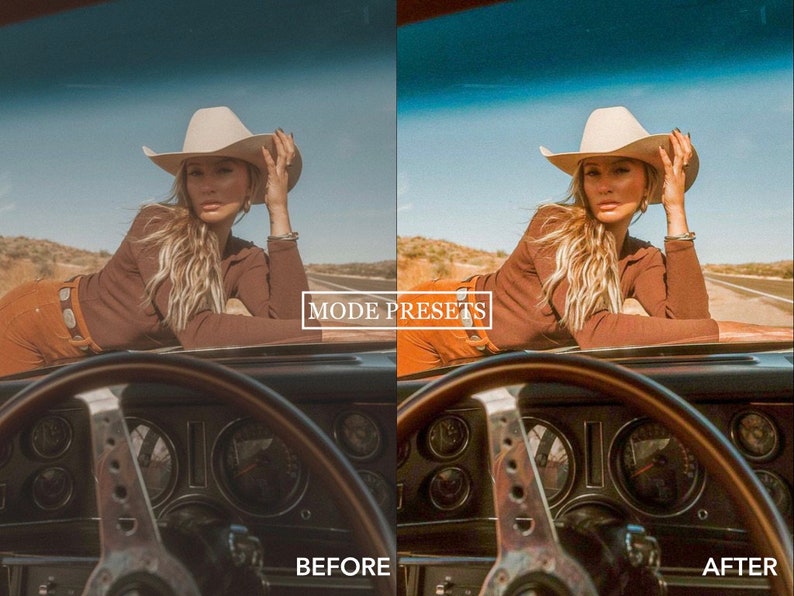 10 WESTERN Lightroom Mobile & Desktop Presets Film Presets Etsy