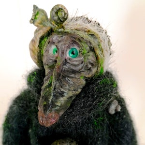 Duende con cachorro, Espíritu, Hada, Duendecillo, Duende, Elfo, Muñecas de criatura, Criatura de cuento de hadas, Mago, Muñeca coleccionable