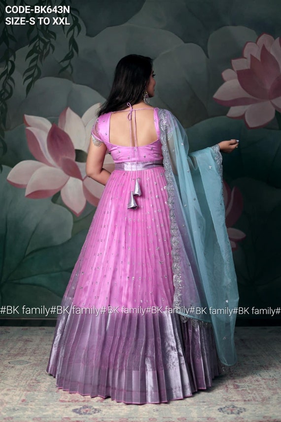 Long Trail Gowns | Buy Embroidered Trail Gown Online | Frontier Raas