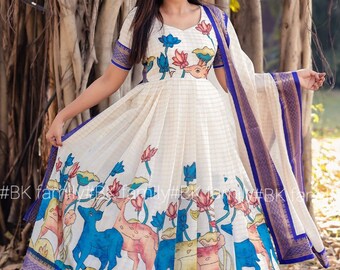 kalamkari frock designs