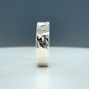 Sterling Silver Hammered Ring, Silver Wedding Band, Hammered Silver Ring, Silver Wedding Ring, Hammered Silver Band, 4mm Silver Ring