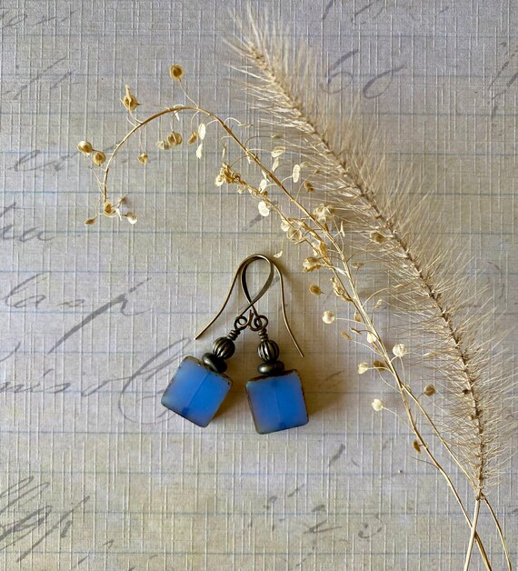 Turquoise Earrings Periwinkle Jewelry Wholesale Stormy Weather