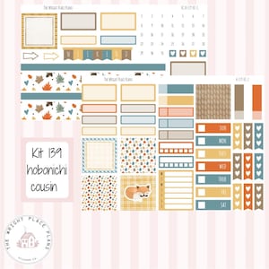 kit 139 Hobonichi Cousin weekly  Sticker Kit