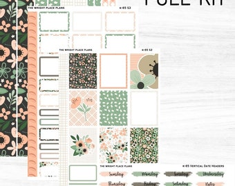 Kit 85| Weekly Vertical | Erin Condren | Plum Paper | Planners | Makselife