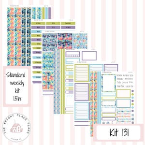 Kit-131| weekly kit planner stickers