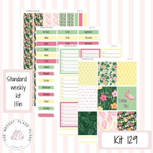 Kit-129| weekly kit planner stickers