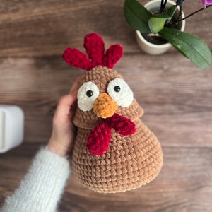 Henny the Hen Easter Egg Basket PDF Amigurumi Crochet Pattern zdjęcie 5