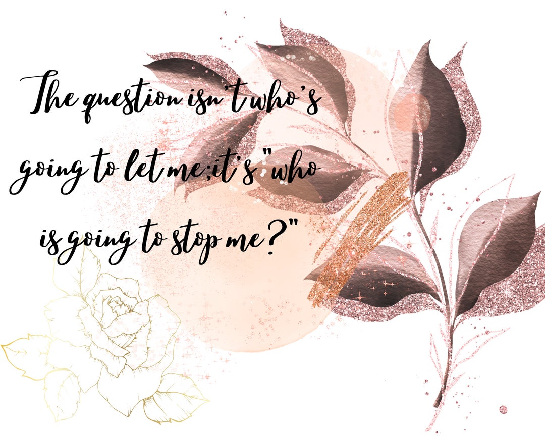 Rose Gold Office Wall Art Etsy