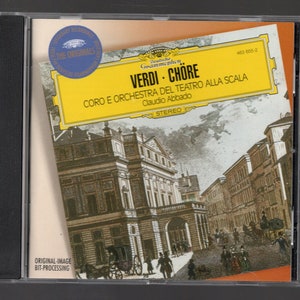 GIUSEPPE VERDI - Chore - Claudio Abbado, Chorus and Orchestra of the Teatro alla Scala - Deutsche Grammophone 2001 - Compact Disc