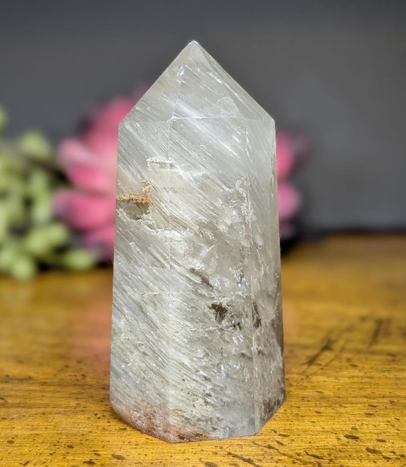 Thousand Layer Garden Quartz Natural Crystal Towers | Metaphysical Decor | Crystals | Crystal Towers | Garden Quartz 9