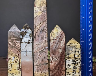 Picture Jasper Natural Crystal Towers | Picture Jasper Crystal | Crystal Towers
