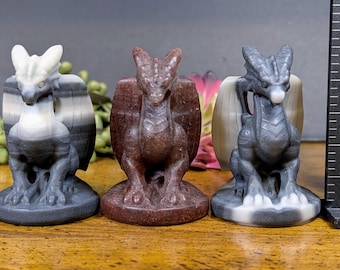 Natural Crystal Dragon Carvings | Dragon Crystals | Dragons | Natural Crystals | Jade | Green Aventurine