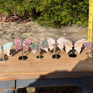 Crystal Butterflies on Stands | Natural Crystal Butterfly | Butterfly | Natural Crystals
