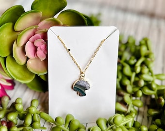 Natural Amethyst Mushroom Necklace