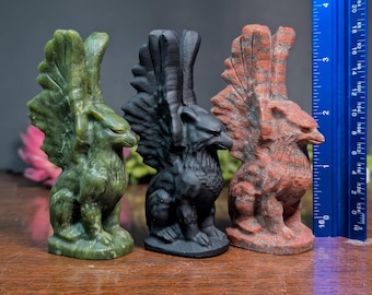 Natural Crystal Griffin | Gryphon | Griffin Crystal | Mythicalogical Creature | Natural Crystals