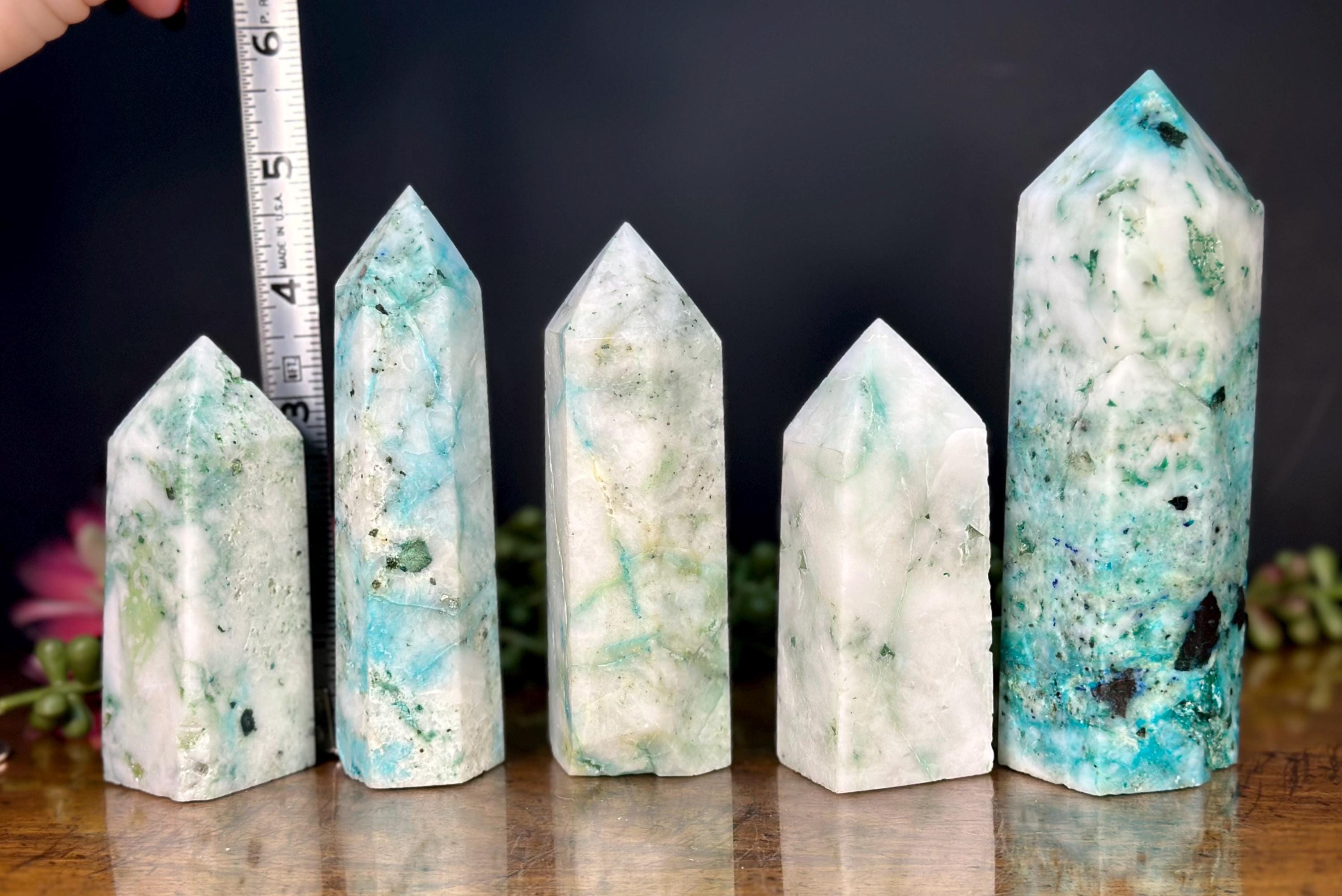 Phoenix Stone Crystal Towers | Druzy Phoenix Stone | Natural