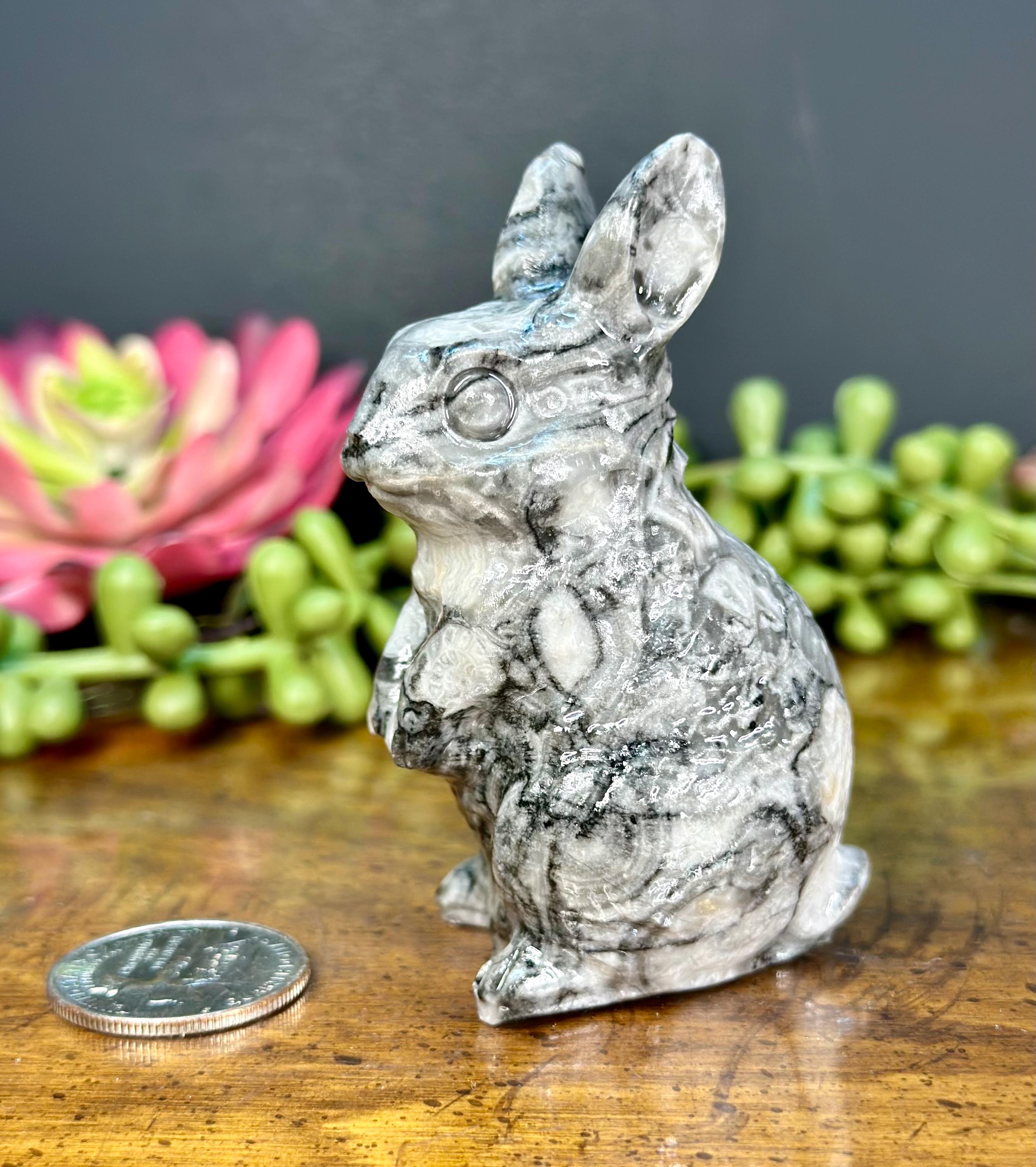 Crystal Rabbit Carvings | Crystal Bunny | Natural Crystal Bunnies ...
