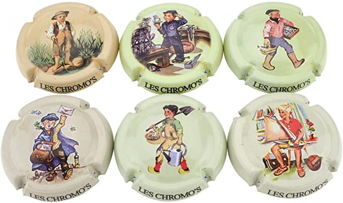 Collection Les Chromo's Capsules de Champagne France