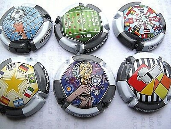 Collection Euro Football et Jeux Olympiques Capsules de Champagne