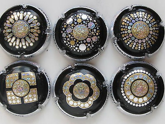 Collection Brillantes Bijoux Paillettes Capsules de Champagne France