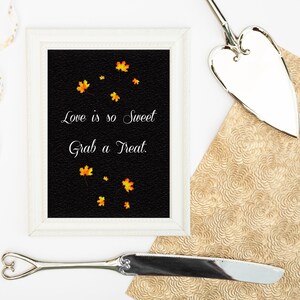 Fall in love DESSERT table 5x7 and 8X 10 Fall Wedding/ Engagement Sign, Fall Sign, INSTANT DOWNLOAD