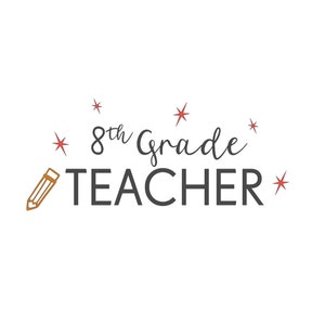 eighth grade teacher digital download