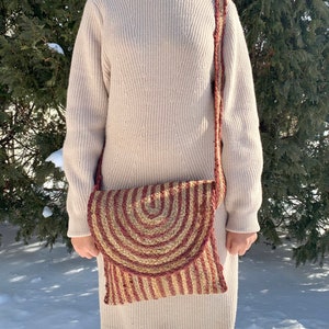 Jute Bag, Colorful Jute Bag, Eco Friendly All Purpose Jute bag, Shoulder Bag, Tote, Sling Bag, Hand Made, Large Bag, Valentine Gift, Beach
