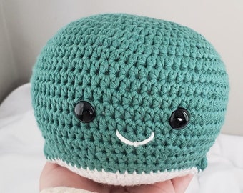 Small Crochet Whale Plushie