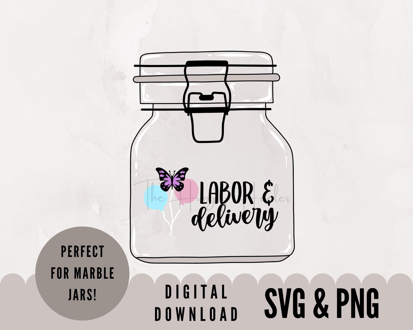 Delivery Jar SVG Labor and Delivery SVG Labor and Delivery Etsy