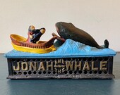 Jonah And The Whale Cast Iron Bank